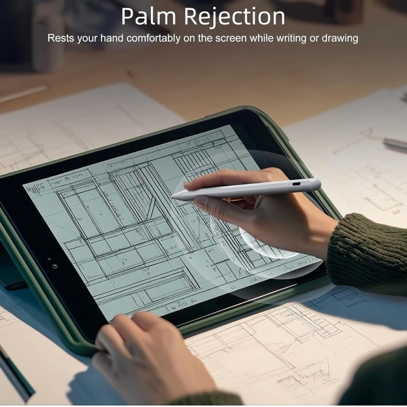 Stylus Pen for Tablets - White - Picture 8 of 9